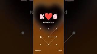 K love S pattern lock ️  KS Phone lock  Love status #status