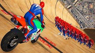 GTA 5 Spiderman Motorcycle FailRagdoll Euphoria Physics Crashes Funny Moments