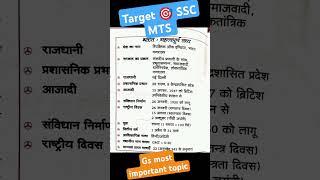 SSC MTS important topic#shorts#generalknowldge #viral shorts #motivation#gk#