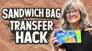The AMAZING Sandwich Bag Transfer Hack  Transfer Graphics & Photos