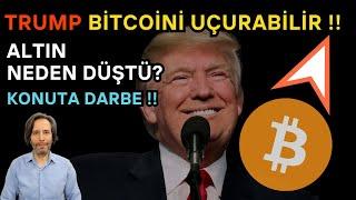 Dikkat TRUMP BITCOINI UÇURURABİLİR  ALTIN NEDEN DÜŞTÜ? KONUTA DARBE 