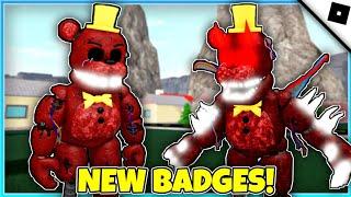 How to get REDBEAR AND MONSTER REDBEAR BADGES in FNAF UNIVERSE RP - ROBLOX