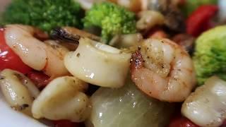 Mixed seafood stir fry recipe  Nokis Kitchen  EP #18