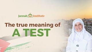 Do we understand the meaning for a Test? I Sh Dr Haifaa Younis I Jannah Institute