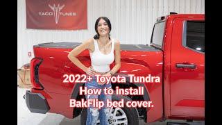 2022+ Toyota Tundra Crewmax -   How to install BakFlip Bed cover Installation MX4 tonneau F1 G2 X4s