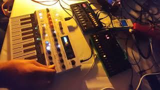 Roland AIRA Double Jam J-6 + S-1 feat. MicroFreak and PO-33