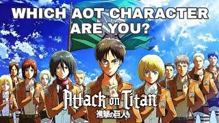 Which Attack On Titan character are you?