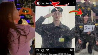 New Signs of Love Kim Yoo Jung Post song Kang with his Military Uniform on IG