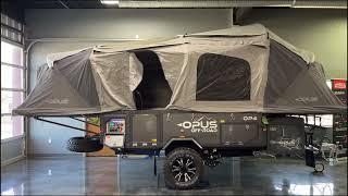 Opus OP4 Offroad Camper Quick Setup  Inflatable Popup Trailer in Action