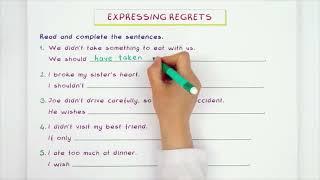 12th Grade English  Manners Theme 10 wishes and regrets apologizing explanations Summary