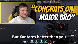 s1mple meets WHOLESOME or TOXIC CSGO Fan in Valorant RANKED?