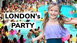 11 year old throws POOL PARTY