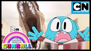 Welcome to Jurassic Elmore   The Fight  Gumballs Mega 3-Hour Compilation  Cartoon Network