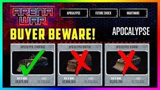 GTA Online Arena War DLC Update - BUYER BEWARE Which Cars Vehicles & Items You Should NOT Buy