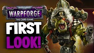 Checking out Warhammer 40000 Warpforge Fun new card game