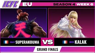 SuperAkouma Akuma vs. Kalak Lili Grand Finals - ICFC EU Tekken 7 Season 4 Week 6