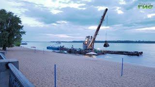 На пляжи в Самаре завозят новый песок