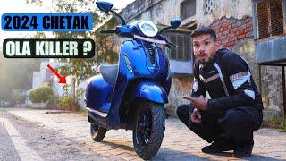 CHETAK 2024 PREMIUM  MOST DETAIL REVIEW  Ola killer ? 