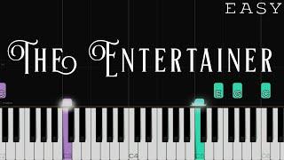 The Entertainer - Scott Joplin  EASY Piano Tutorial