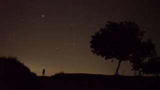 Man & Stars. A Short Night Sky Video.