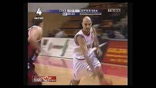 2001 CSKA Moscow - WKS Slask Wroclaw 72-65 Men Basketball SuproLeague group stage full match