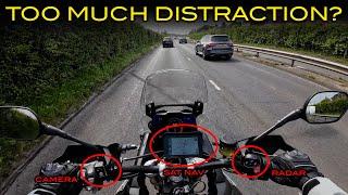 Adapting to Motorcycle Accessories  Innovv K7 Camera and Radar Detector  Aoocci Carplay Screen