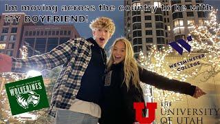 Im moving to Utah vlog looking at schools w my boyfriend