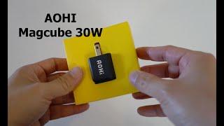 AOHI Magcube 30W Mini Power Adapter and Cables