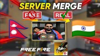 Nepal & India  Again Server merge Fake or Real ️ ??  Nepal india server merge Fake update