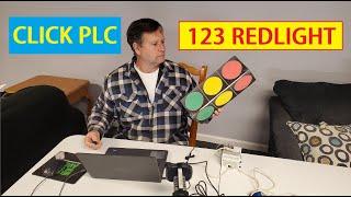 Learn to program CLICK PLC. A simple redlight. CLICK 4