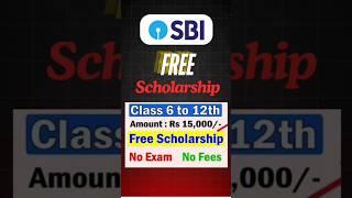 Unlock Your Future SBI Asha Free Scholarships 2024  #sbi #freescholarship