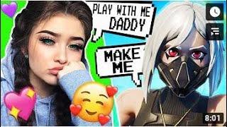 GAMER GIRL Asks to be MY FORTNITE GIRLFRIEND in Duos Fill shes thirsty