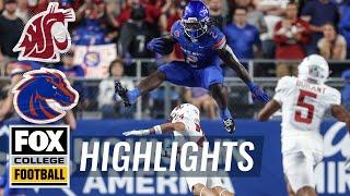 Washington State Cougars vs. No. 25 Boise State Broncos Highlights  FOX College Football