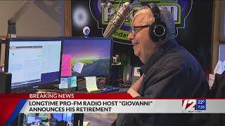 92 PRO-FM host Giovanni announces retirement on air