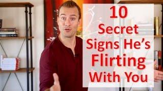 10 Secret Signs Hes Flirting With You  Relationship Advice for Women by Mat Boggs
