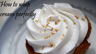 How to Whip Cream Perfectly  Whipped Cream Recipe