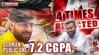 GERMAN STUDENT VISA AFTER 4 CANADA VISA REFUSALSTUDENT GOT EMOTIONAL100% GERMAN PUBLIC UNI