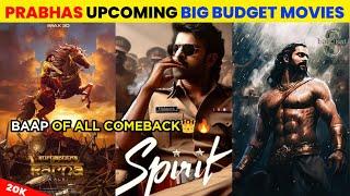 Prabhas Upcoming Big Pan Indian Films That Can Break Records 2024 -2025  Kalki Part 2  Spirit