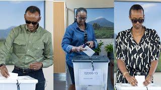 Kagame and family cast their ballots in Rwandas Presidential and Parliamentary elections