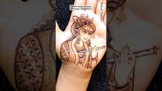 krishna mehndi #krishnamehndi #krishna  #janmashtami  #mehandiclass #hennadesign