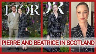 Pierre Casiraghi and Beatrice Borromeo Visited Scotland for Dior Cruise 2025 Collection