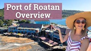 Roatan Honduras Cruise Port Guide  Coxen Hole Roatan Cruise Port 4K