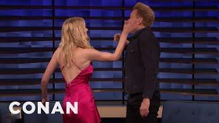 Sophie Turner & Conan Play Tequila Slaps  CONAN on TBS
