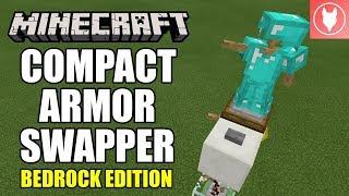 Minecraft Bedrock - Compact Armor Swapper Tutorial  Xbox  MCPE  Windows 10  Switch 