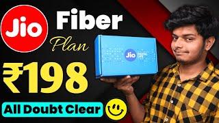 Jio Fiber 198 Plan Details Explained - FAQs Landline Calls Unlimited Data