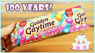 Birthday Cake Golden Gaytime Ice Cream Food Tasting Review  Birdew Reviews