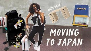 MOVING TO JAPAN ️ Travel Ikea grocery store and getting organized