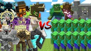 OP BOSSES vs JUNGLE ARMY in Mob Battle