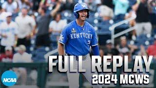 Kentucky vs. NC State 2024 Mens College World Series  FULL REPLAY