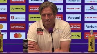 Austria Wien-Trainer Michael Wimmer - die Pressekonferenz nach dem Spiel gegen FC Red Bull Salzburg